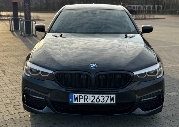 BMW Seria 5 cena 99999 przebieg: 208228, rok produkcji 2017 z Warszawa małe 191